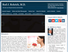 Tablet Screenshot of drrohrich.com